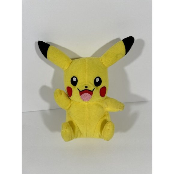 Pokémon Pikachu Plush 9" Yellow Stuffed Animal Character Toy Anime Tony 2017 - Picture 1 of 10